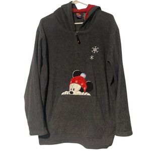 VTG Mickey Unlimited Womans Pullover Sweater Size 22W/24W Mickey Mouse 1/4 Zip